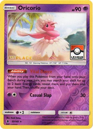Oricorio 055/145 - Promo - Reverse Holofoil