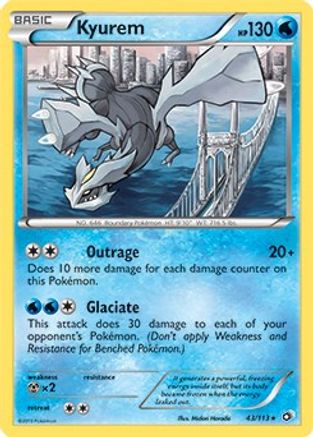 Kyurem 43/113 (BW Legendary Treasures) 043/113 - Rare