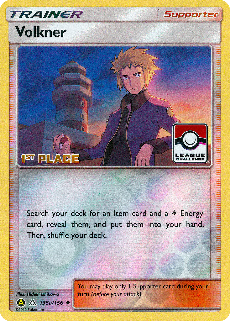 Volkner 135a/156 - Uncommon - Reverse Holofoil