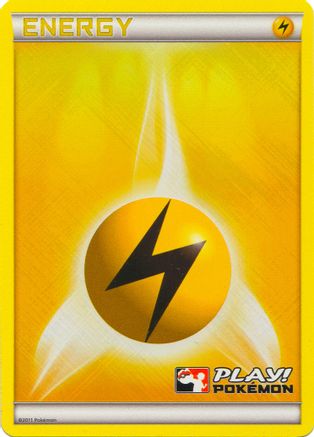 Lightning Energy (2011 Play! Pokemon) - Promo - Holofoil