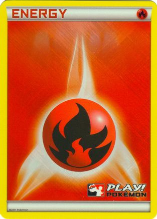 Fire Energy (2011 Play! Pokemon) - Promo - Holofoil