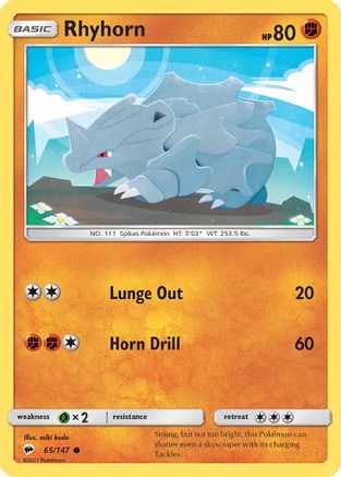 Rhyhorn 065/147/147 - Common