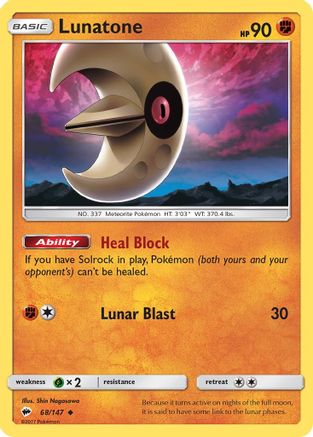 Lunatone 068/147/147 - Uncommon