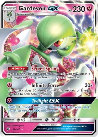 Gardevoir GX 093/147/147 - Ultra Rare - Holofoil