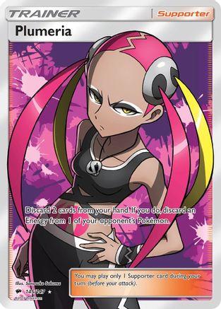 Plumeria (Full Art) 145/147/147 - Ultra Rare - Holofoil