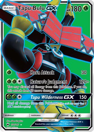 Tapu Bulu GX (Full Art) 130/147/147 - Ultra Rare - Holofoil