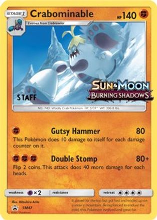 Crabominable SM47 - Promo - Holofoil