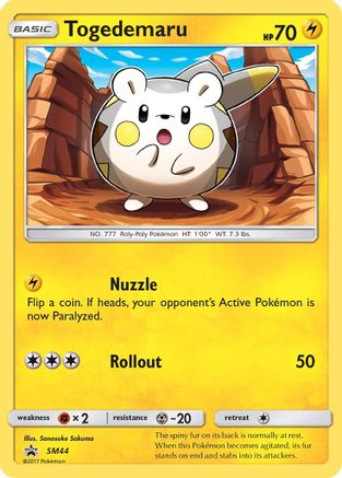 Togedemaru SM44/248 - Promo - Holofoil