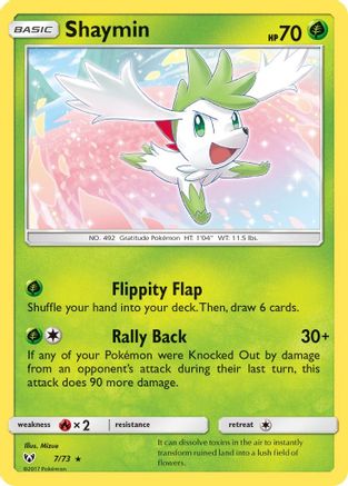Shaymin 007/73/73 - Holo Rare - Holofoil