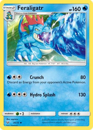 Feraligatr 020/73/73 - Uncommon