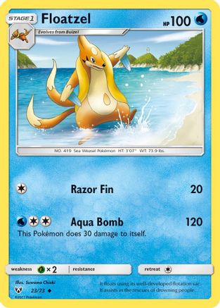 Floatzel 023/73/73 - Uncommon