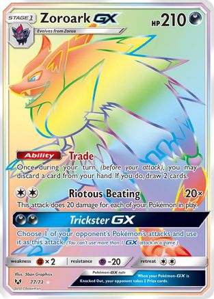 Zoroark GX (Secret) 077/73 - Secret Rare - Holofoil