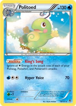 Politoed 018/111 - Promo - Holofoil