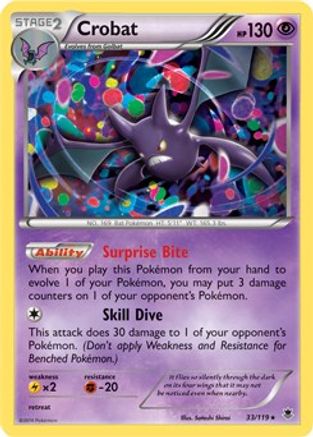 Crobat 033/119 - Promo - Holofoil