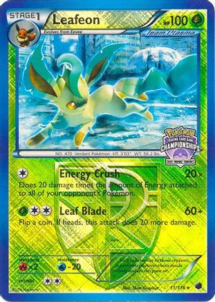 Leafeon 011/116 - Promo - Reverse Holofoil