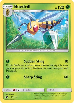 Beedrill 003/111/111 - Rare