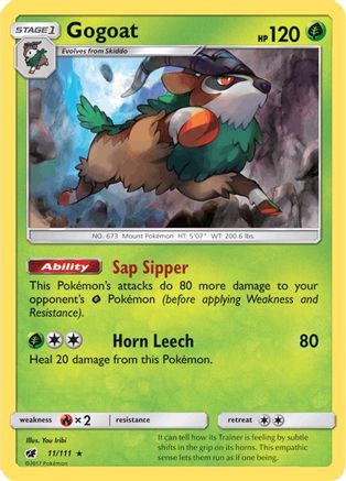 Gogoat 011/111/111 - Holo Rare - Holofoil