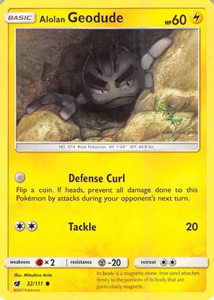 Alolan Geodude 032/111/111 - Common