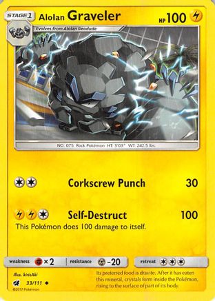 Alolan Graveler 033/111/111 - Uncommon