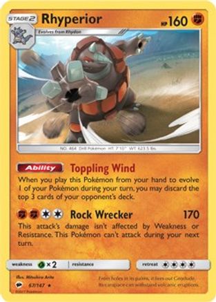 Rhyperior 067/147 - Rare