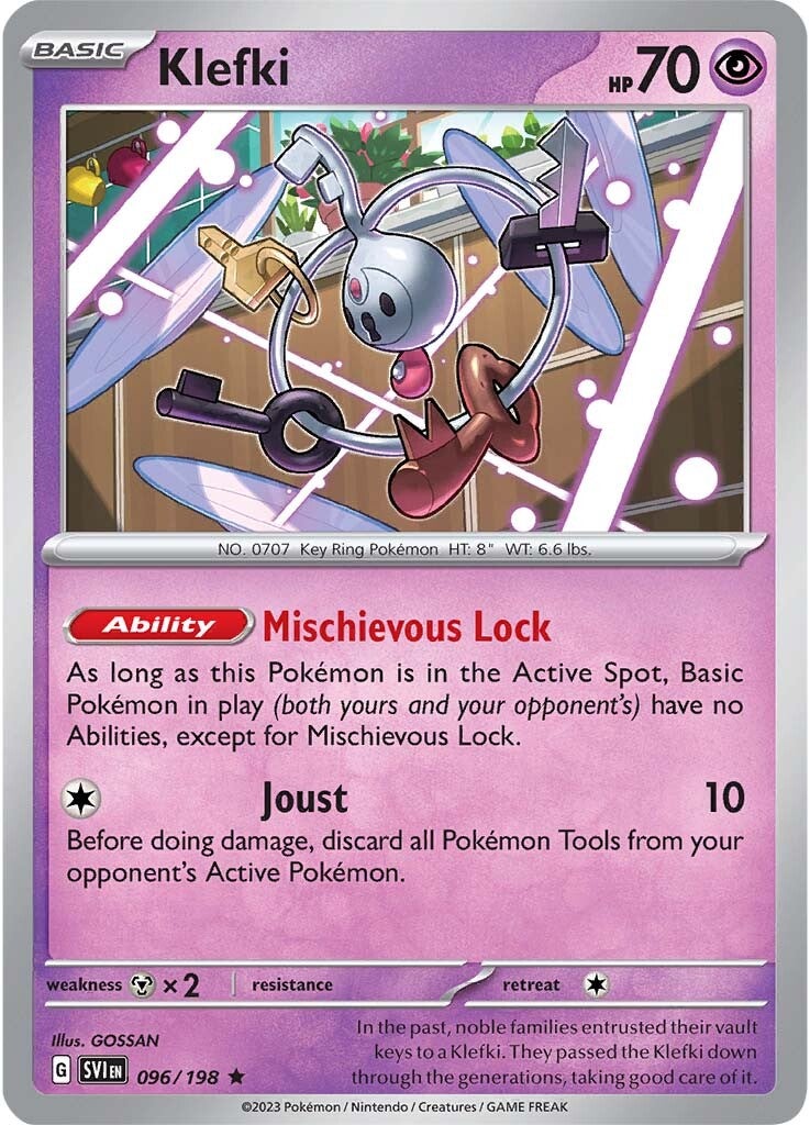 Klefki 096/198 - Rare - Holofoil