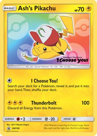 Ash's Pikachu SM108/248 - Promo