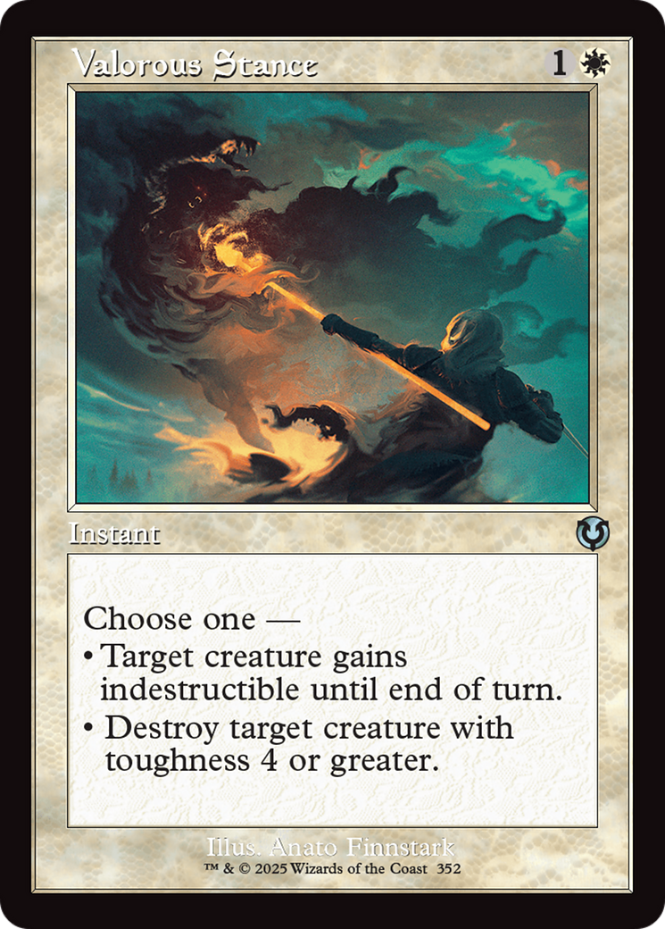 Valorous Stance (Retro Frame) (-352) - Innistrad Remastered Foil