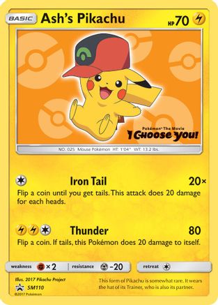 Ash's Pikachu SM110/248 - Promo