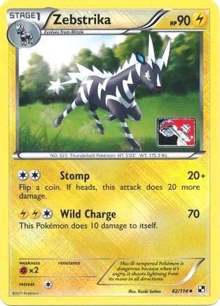 Zebstrika 042/114 - Promo - Reverse Holofoil