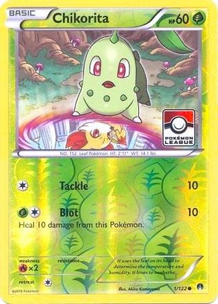 Chikorita 001/122 - Promo - Reverse Holofoil