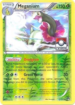 Meganium 003/122 - Promo - Reverse Holofoil