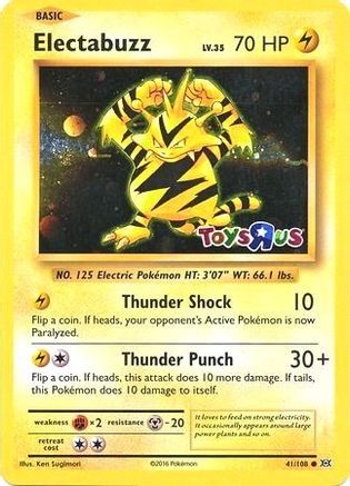 Electabuzz 041/108 - Promo - Holofoil