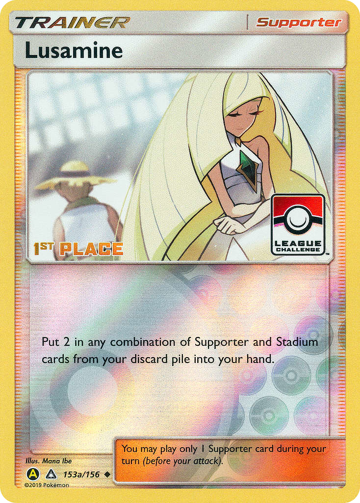 Lusamine 153a/156 - Rare Ultra - Reverse Holofoil