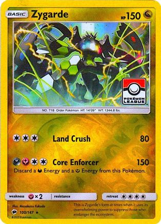 Zygarde 100/147 - Promo - Reverse Holofoil