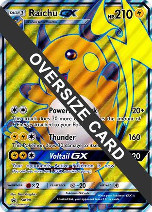 Raichu GX SM90 - Promo - Holofoil