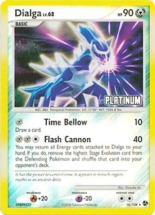 Dialga 016/106 - Promo - Reverse Holofoil