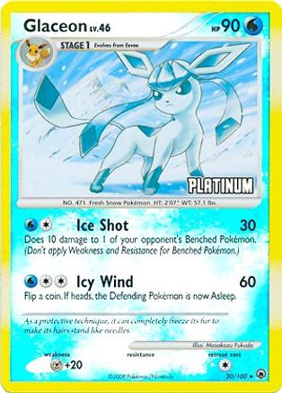 Glaceon 020/100 - Promo - Reverse Holofoil