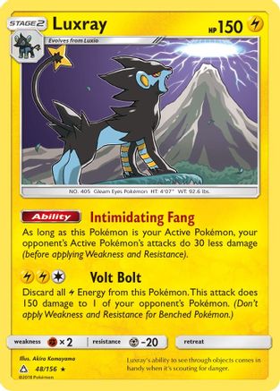 Luxray 048/156/156 - Holo Rare - Holofoil