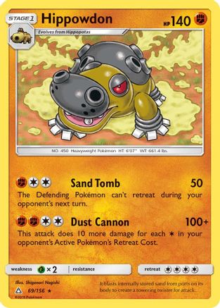 Hippowdon 069/156 - Rare