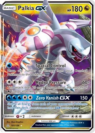Palkia GX 101/156/156 - Ultra Rare - Holofoil