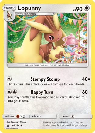 Lopunny 107/156/156 - Uncommon