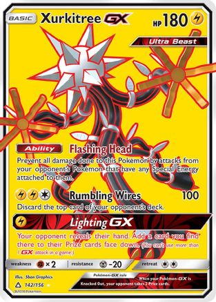 Xurkitree GX (Full Art) 142/156 - Ultra Rare - Holofoil
