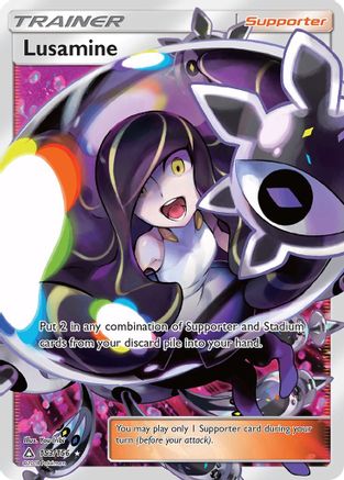 Lusamine (Full Art) 153/156 - Ultra Rare - Holofoil