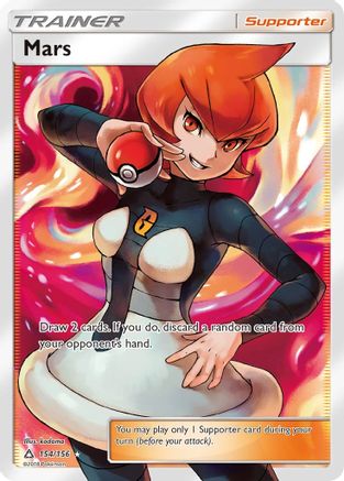 Mars (Full Art) 154/156 - Ultra Rare - Holofoil