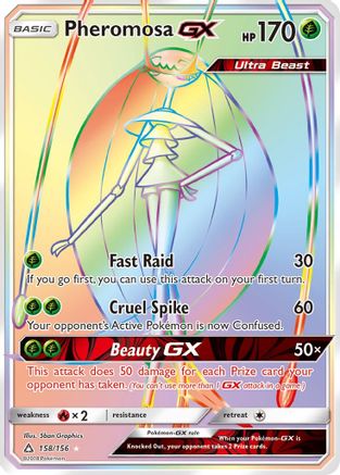 Pheromosa GX (Secret Rare) 158/156 - Secret Rare - Holofoil