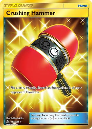 Crushing Hammer (Secret Rare) 166/156 - Secret Rare - Holofoil