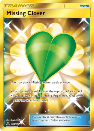 Missing Clover (Secret Rare) 168/156 - Secret Rare - Holofoil