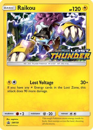 Raikou SM150/248 - Promo - Holofoil