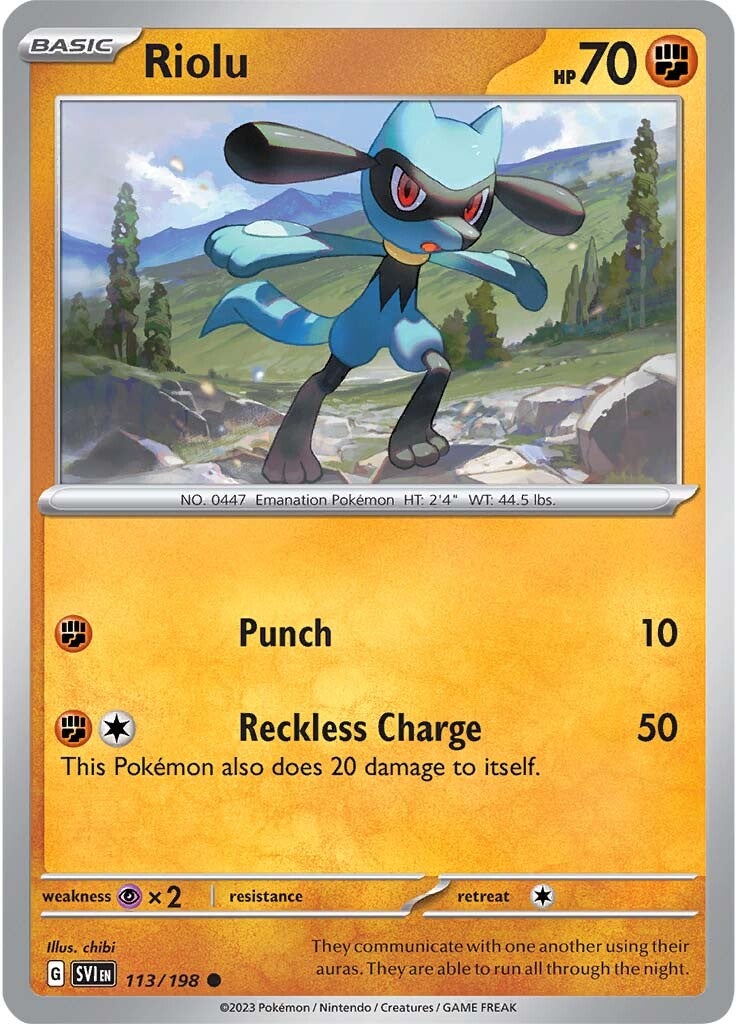 Riolu 113/198 - Common