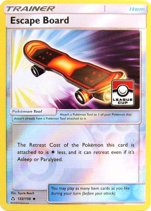 Escape Board 122/156 - Promo - Reverse Holofoil